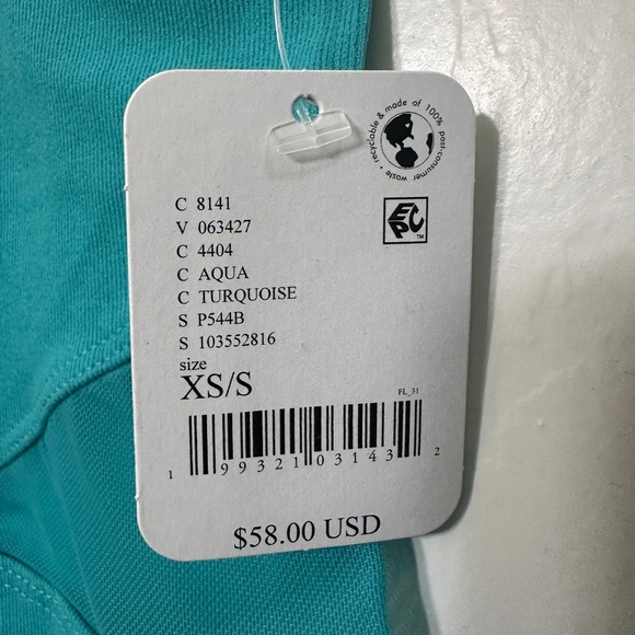 Free People All An Illusion Turquoise Bodysuit - Size XS / S - Picture 10 of 11